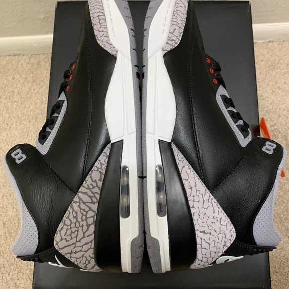 Jordan Retro 3 Black Cement(2024) Size 11 Brand New - Picture 9 of 14